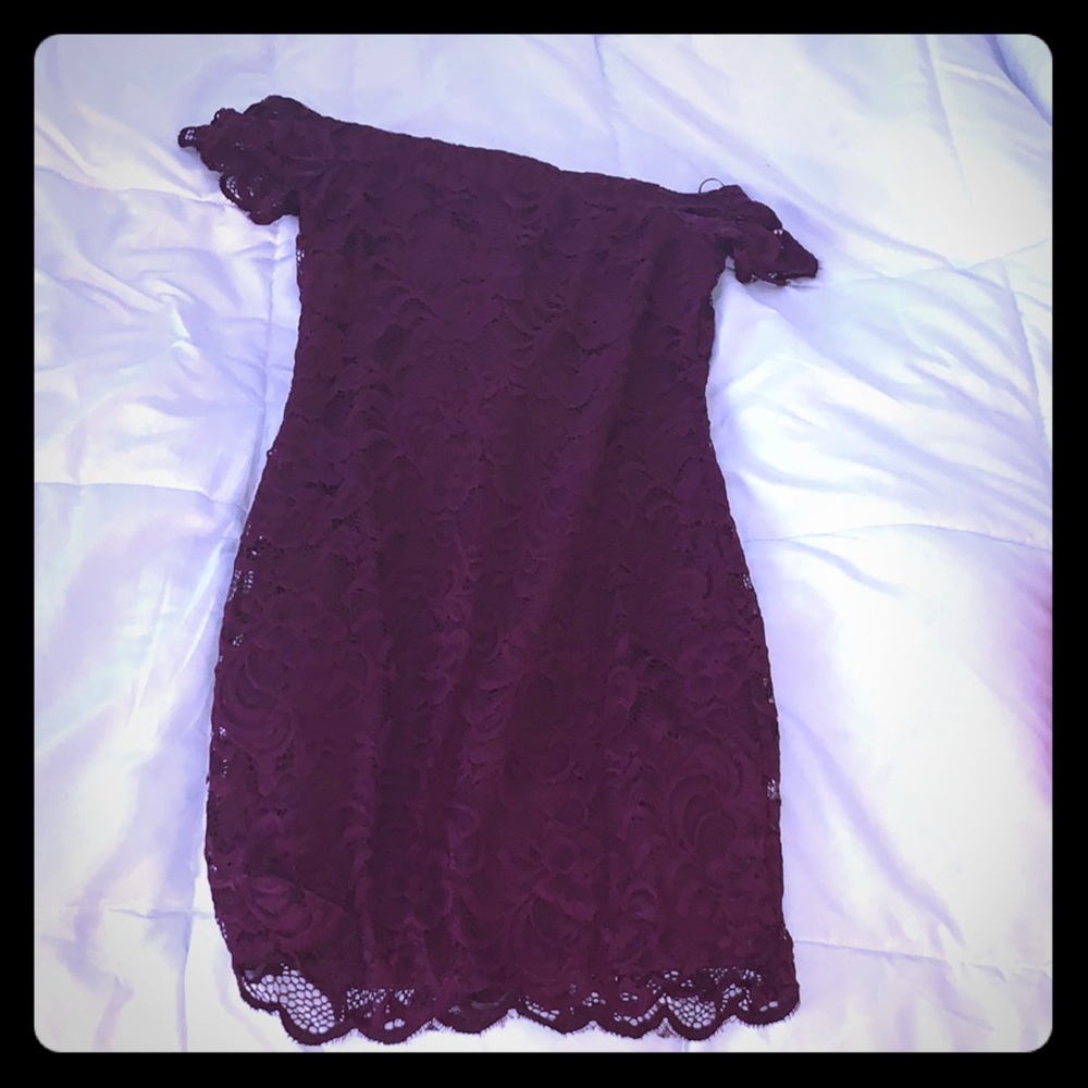 Off the shoulder dress